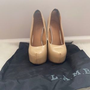 L.A.M.B unique platform wedges